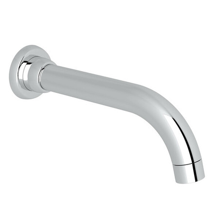 PERRIN & ROWE Holborn 8 1/4" Wall Mounted Tub Spout Only In Polished Chrome U.3330APC